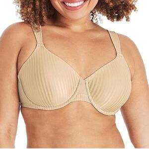 Playtex Women's Secrets Underwire Bra EUC Beige 36C